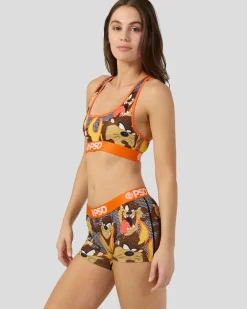 Women PSD Sports Bra|Core Standard*Looney Tunes - Taz Bling