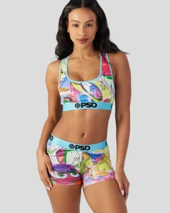 Women PSD Sports Bra|Core Standard*Looney Tunes - Trippin