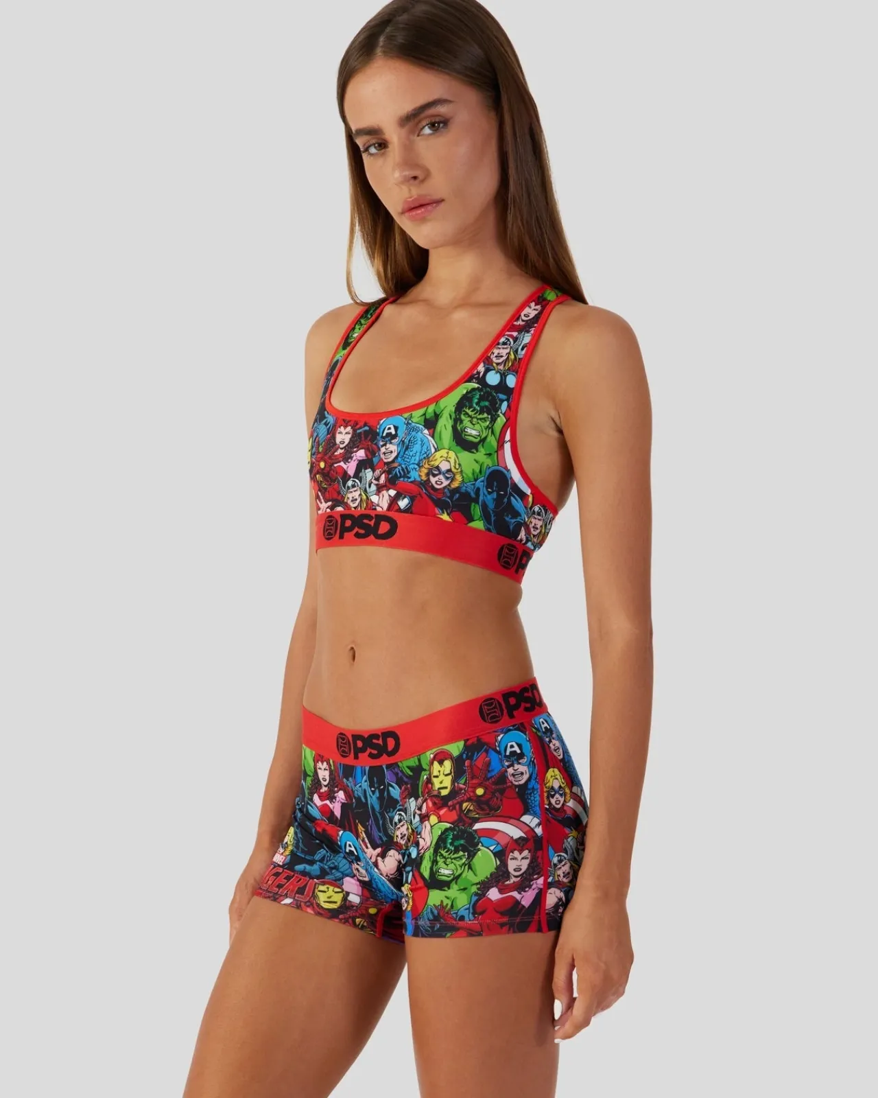 Women/BOY PSD Boy Shorts|Core Standard*Marvel - Avengers