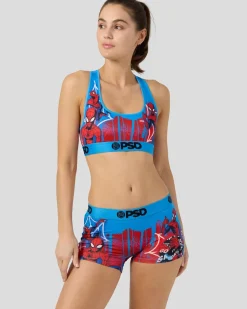Women PSD Sports Bra|Core Standard*Marvel - Peter Parker Drip
