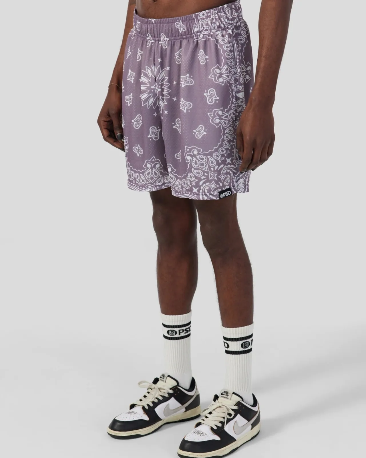 PSD Shorts*Mauve Bandana Active Short