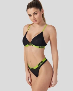 Women PSD Mesh*Mesh - Solid Black