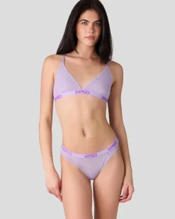 Women PSD Thongs|Mesh*Mesh - Solid Lavender