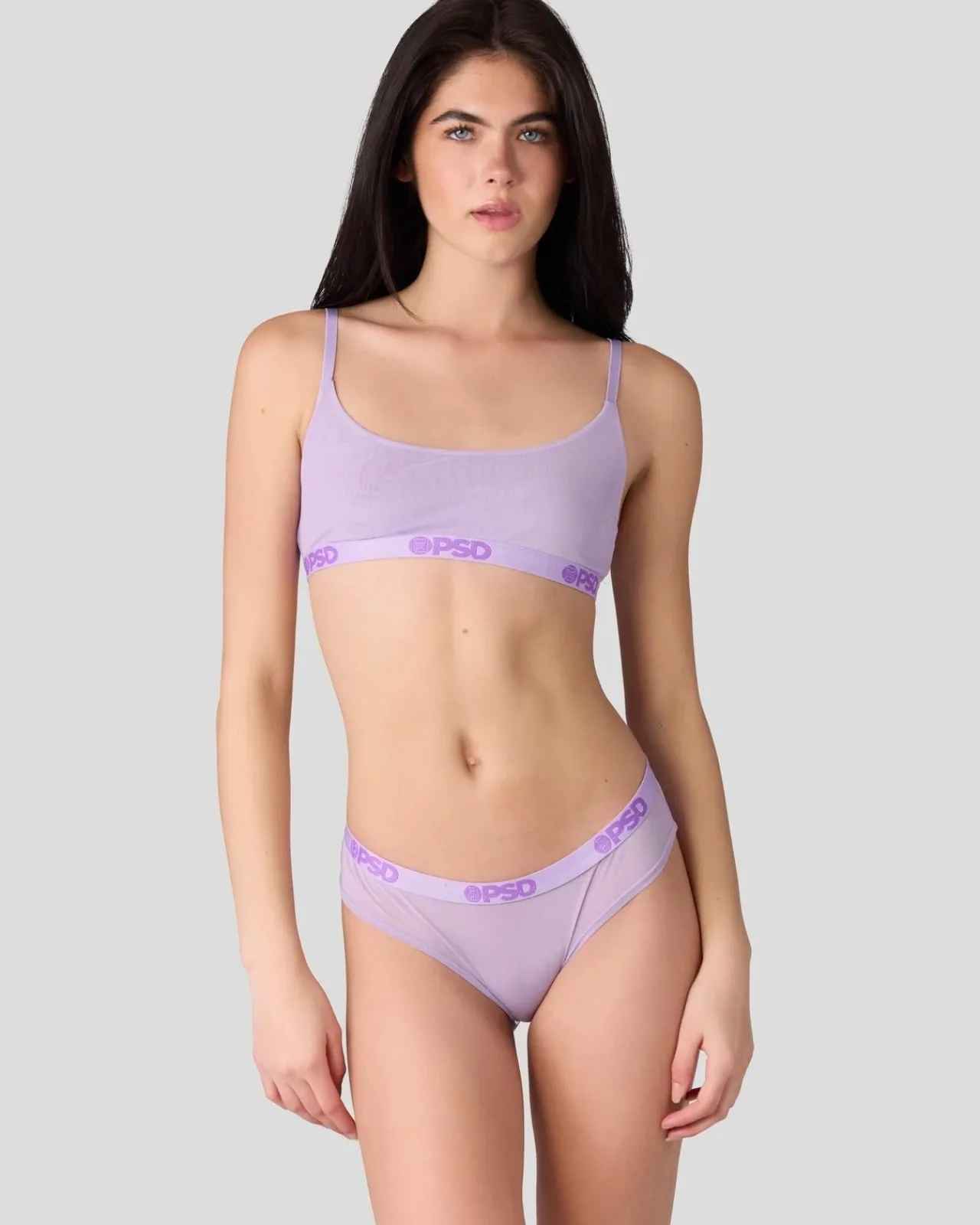 Women PSD Cheeky|Mesh*Mesh - Solid Lavender