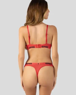 Women PSD Mesh*Mesh - Solid Red