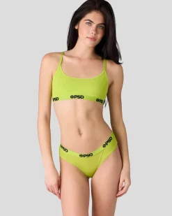 Women PSD Cheeky|Mesh*Mesh - Solid Yello Pop
