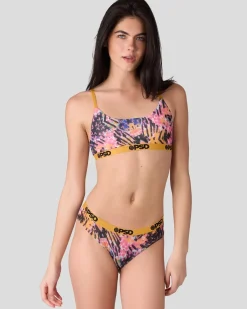 Women PSD Scoop Bralette|Mesh*Mesh - Vibin Snake