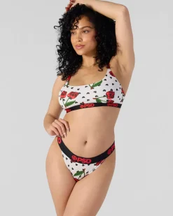 Women PSD Tanga|Modal Blend*Modal - Cherry Skullz