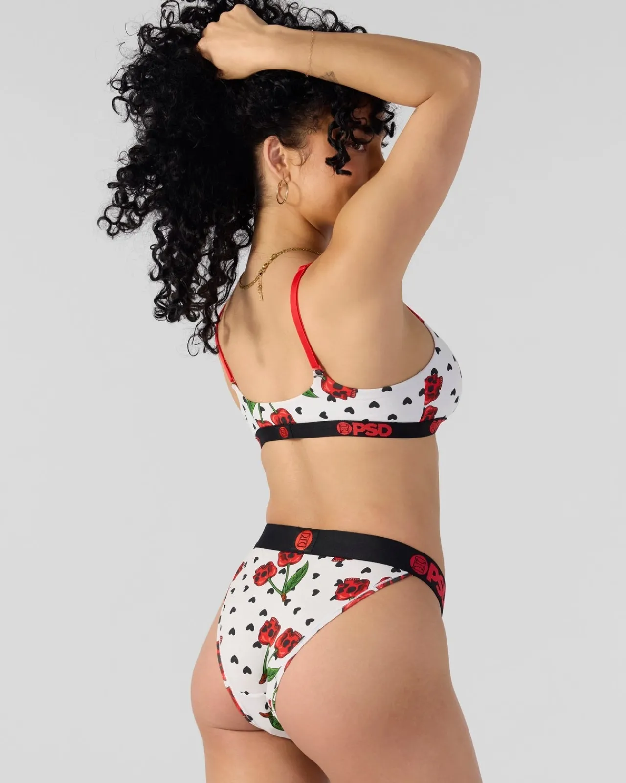 Women PSD Tanga|Modal Blend*Modal - Cherry Skullz