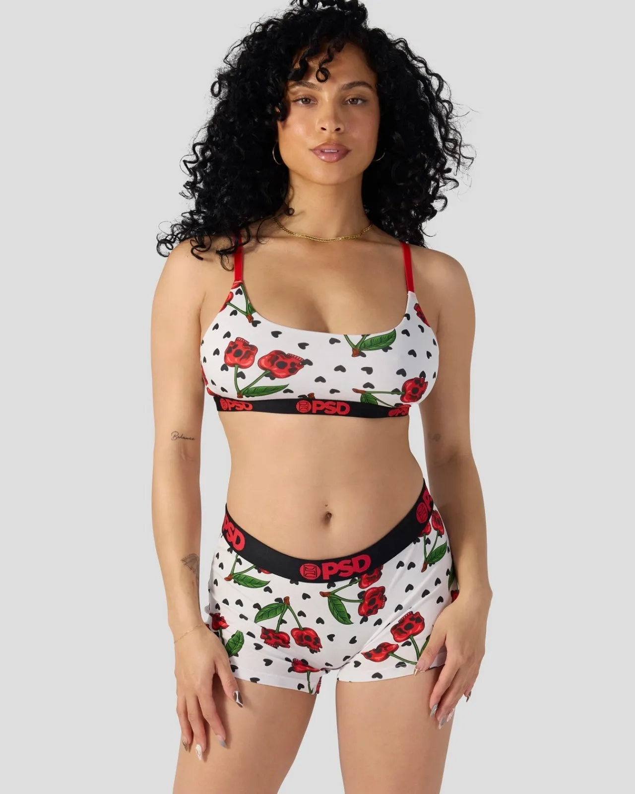 Women PSD Modal Blend*Modal - Cherry Skullz