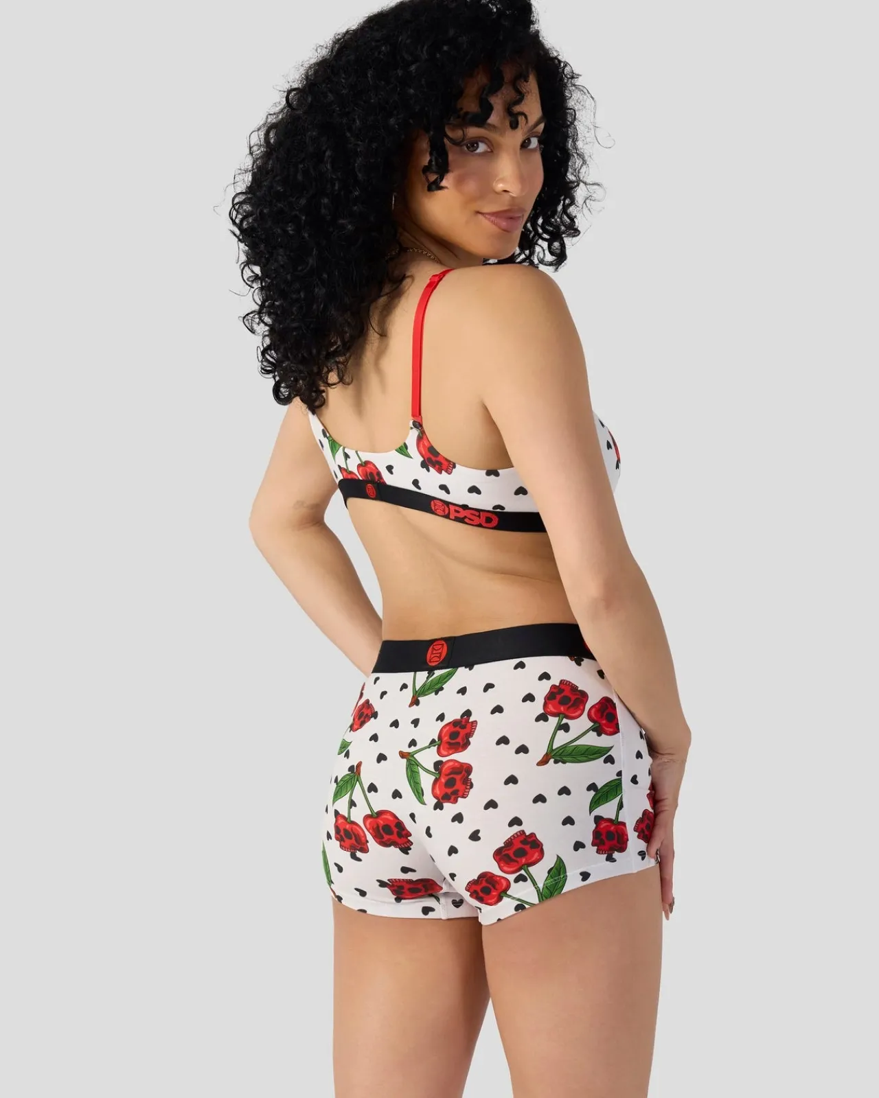 Women PSD Modal Blend*Modal - Cherry Skullz