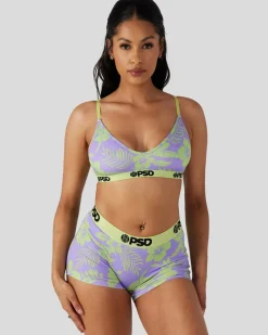 Women PSD V-Neck Bralette|Modal Blend*Modal - Island Time