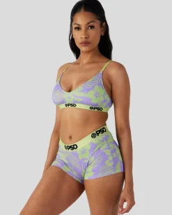 Women PSD V-Neck Bralette|Modal Blend*Modal - Island Time