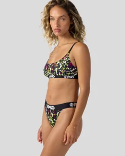 Women PSD Scoop Bralette*Modal - Jewel Leopard