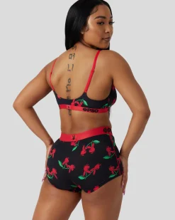 Women PSD Scoop Bralette|Modal Blend*Modal - Playboy - Cherries