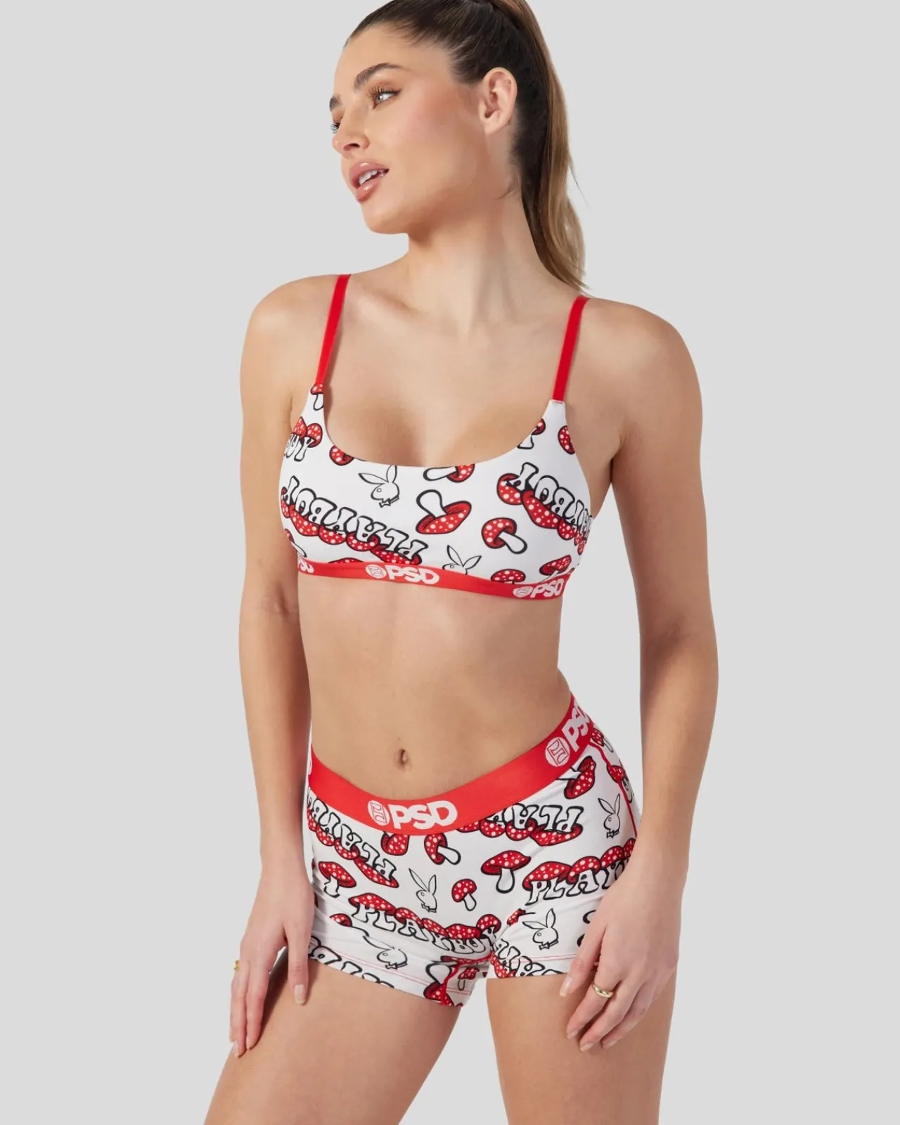 Women/BOY PSD Boy Shorts|Core Standard*Modal - Playboy - Mushroom