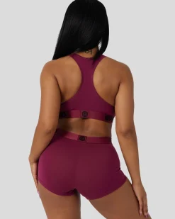 Women/BOY PSD Boy Shorts|Modal Blend*Modal Solids - Almandine