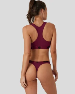 Women PSD Thongs|Modal Blend*Modal Solids - Almandine