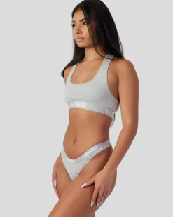 Women PSD Thongs|Modal Blend*Modal Solids - Athletic Grey