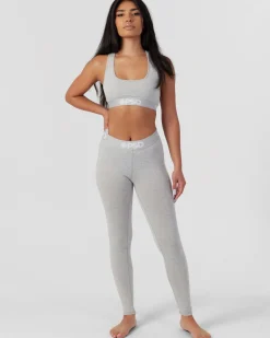 Women PSD Leggings|Leggings*Modal Solids - Athletic Grey