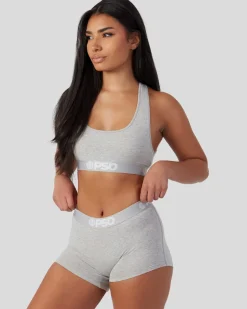 Women PSD Sports Bra|Modal Blend*Modal Solids - Athletic Grey