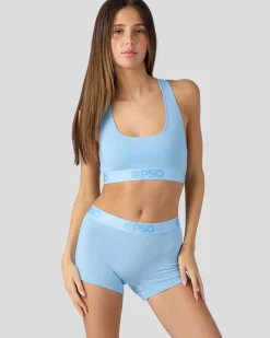Women/BOY PSD Boy Shorts|Modal Blend*Modal Solids - Baby Blue