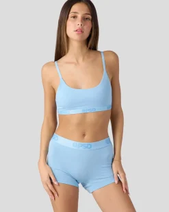 Women PSD Scoop Bralette|Modal Blend*Modal Solids - Baby Blue