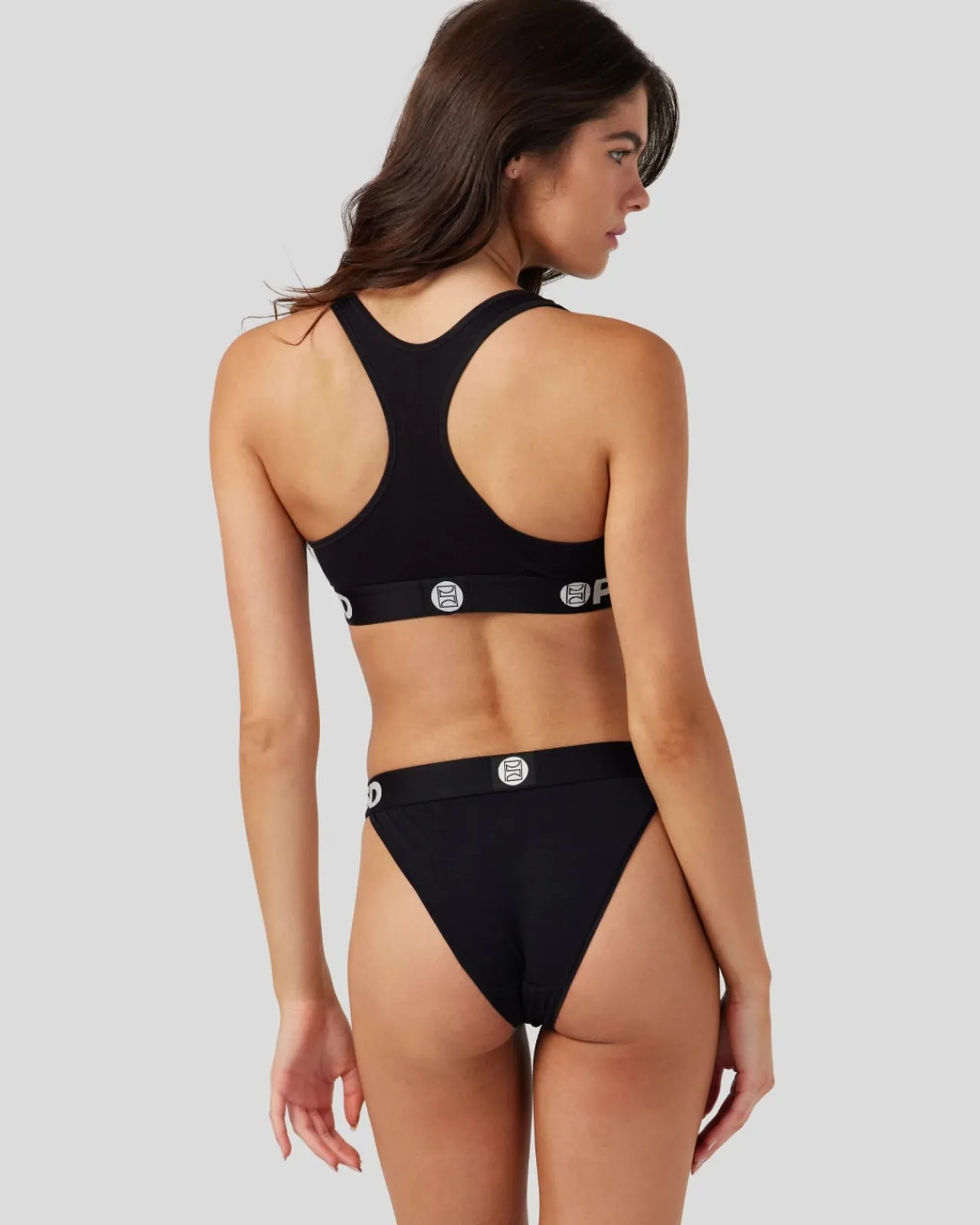 Women PSD Tanga|Modal Blend*Modal Solids - Black