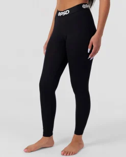 Women PSD Leggings|Leggings*Modal Solids - Black