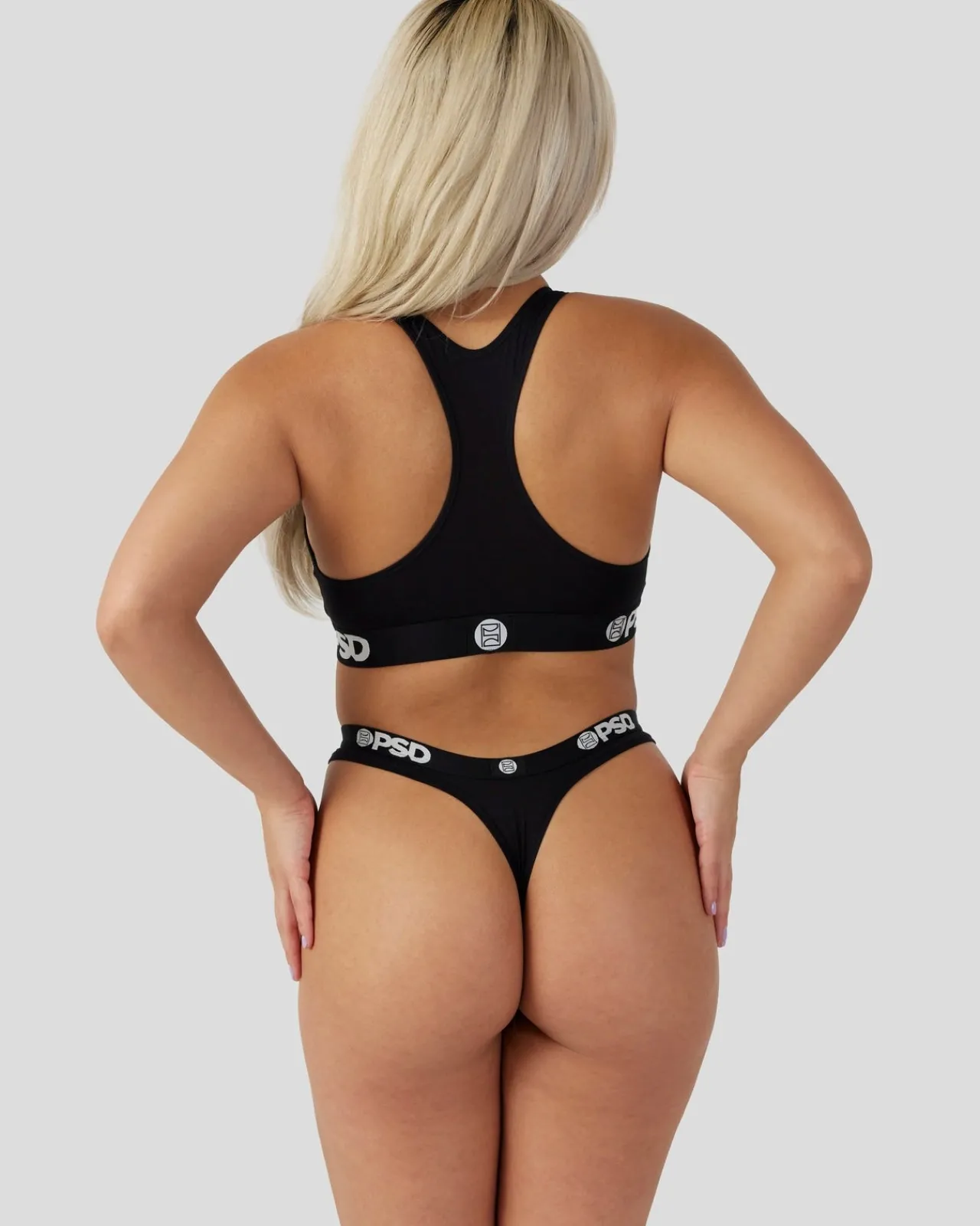 Women PSD Modal Blend|Thongs*Modal Solids - Black