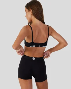 Women PSD Scoop Bralette|Modal Blend*Modal Solids - Black