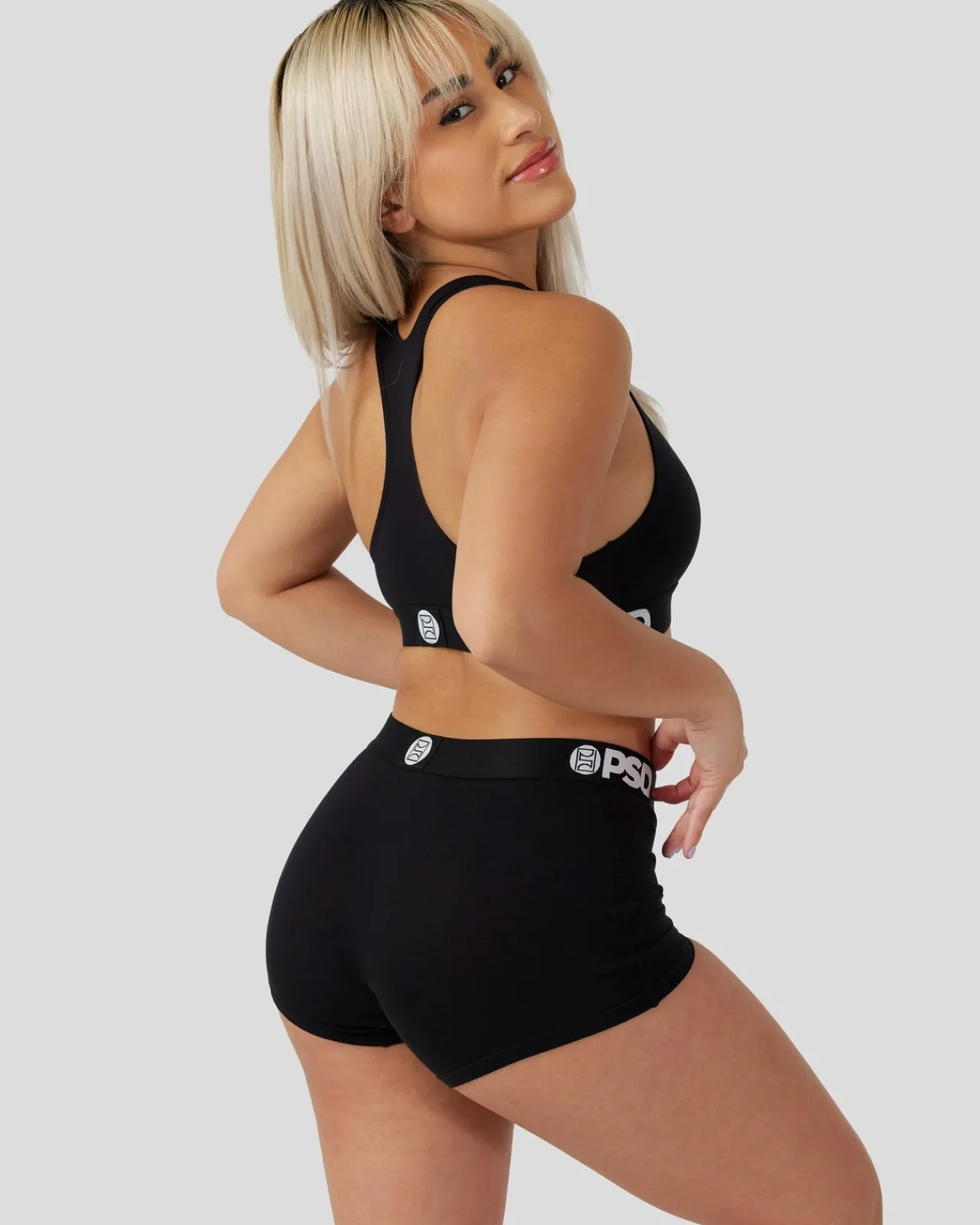 Women/BOY PSD Boy Shorts|Modal Blend*Modal Solids - Black