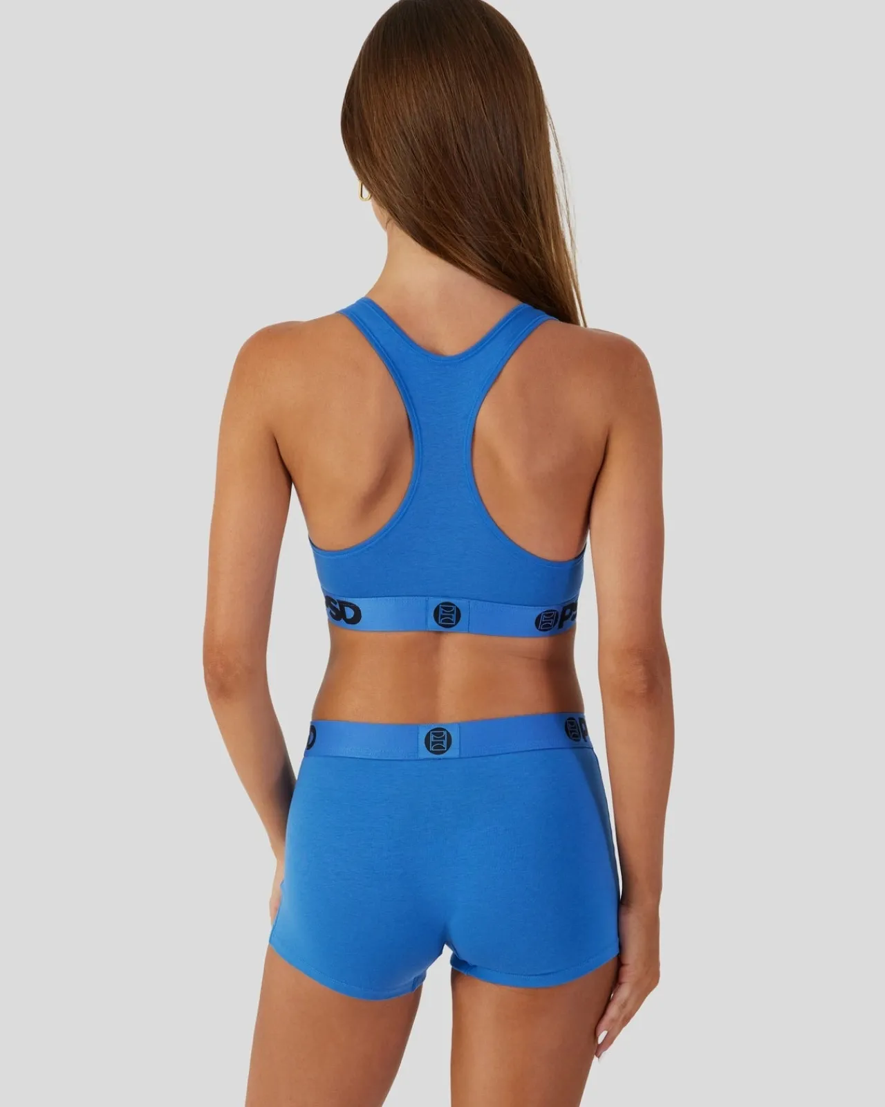 Women/BOY PSD Boy Shorts|Modal Blend*Modal Solids - Blueberry