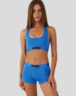 Women PSD Sports Bra|Modal Blend*Modal Solids - Blueberry