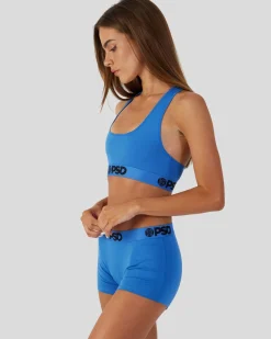 Women PSD Sports Bra|Modal Blend*Modal Solids - Blueberry
