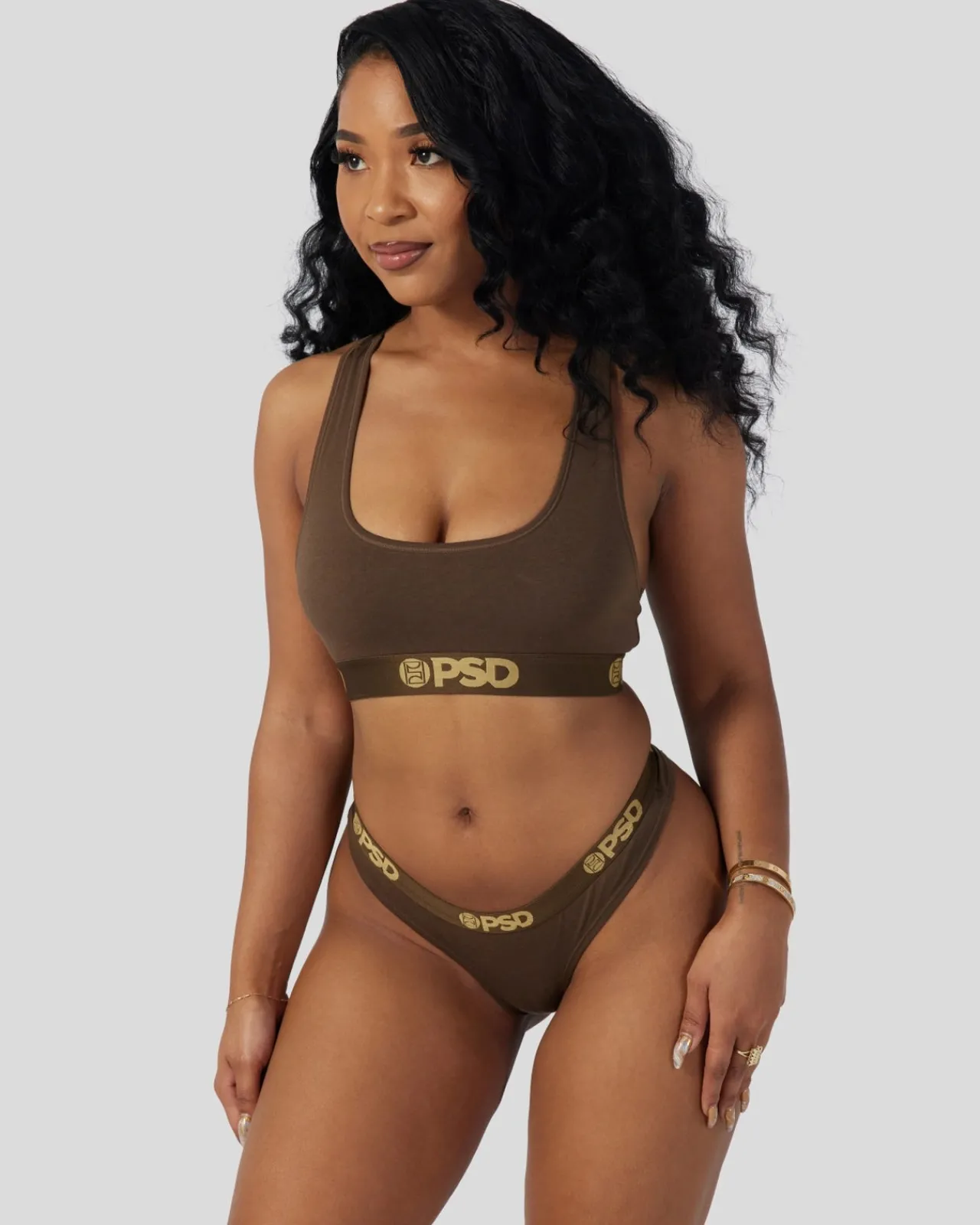 Women PSD Thongs|Modal Blend*Modal Solids - Cocoa