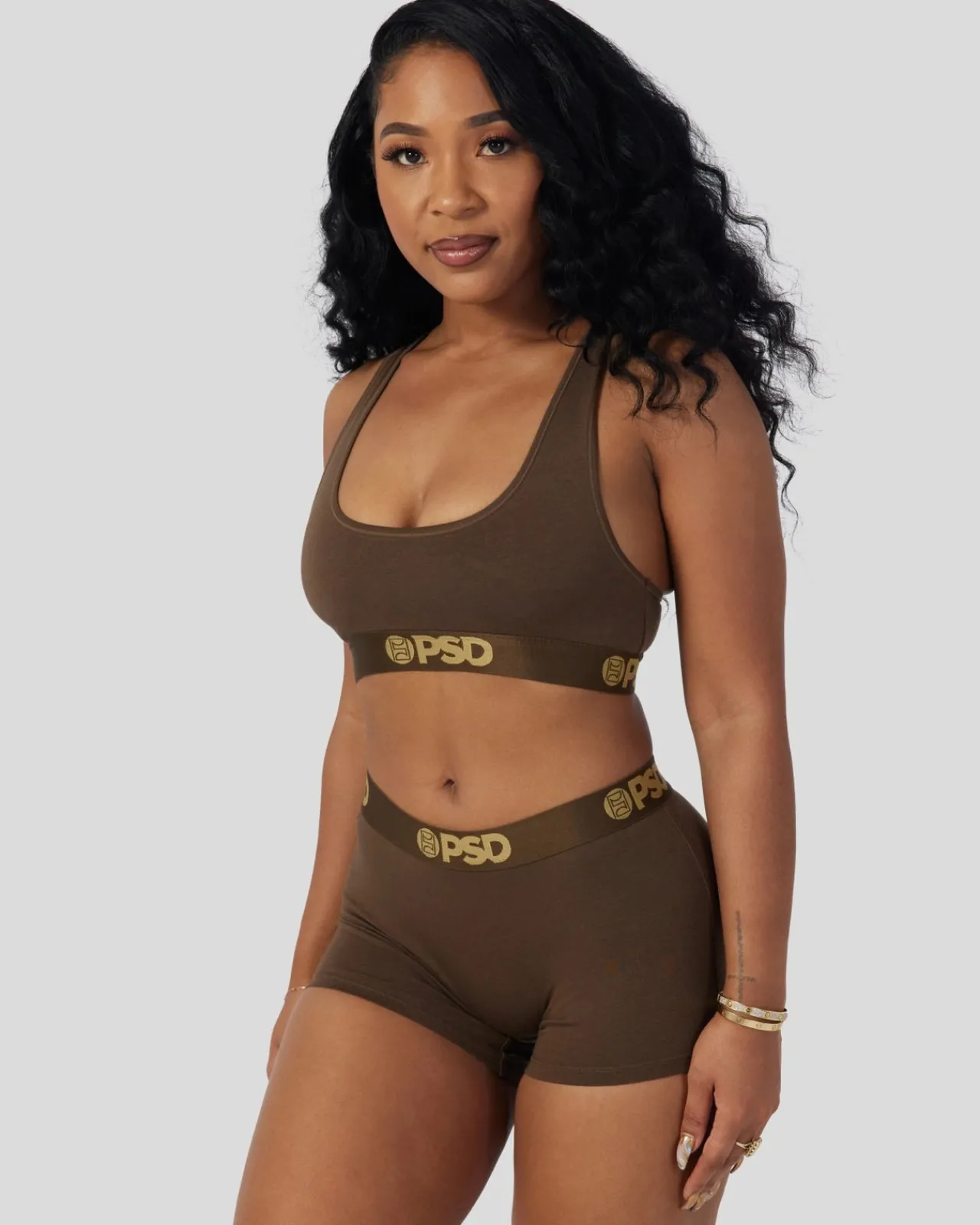 Women/BOY PSD Boy Shorts|Modal Blend*Modal Solids - Cocoa