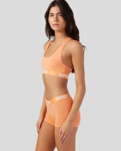 Women PSD Sports Bra|Modal Blend*Modal Solids - Coral
