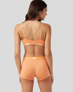 Women PSD Scoop Bralette|Modal Blend*Modal Solids - Coral