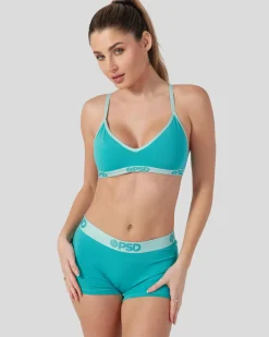 Women PSD V-Neck Bralette|Modal Blend*Modal Solids - Jade