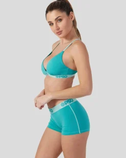 Women PSD Triangle Bralette|Modal Blend*Modal Solids - Jade