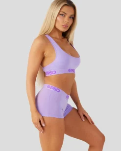 Women PSD Sports Bra|Modal Blend*Modal Solids - Lavender