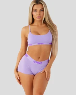 Women PSD Scoop Bralette|Modal Blend*Modal Solids - Lavender
