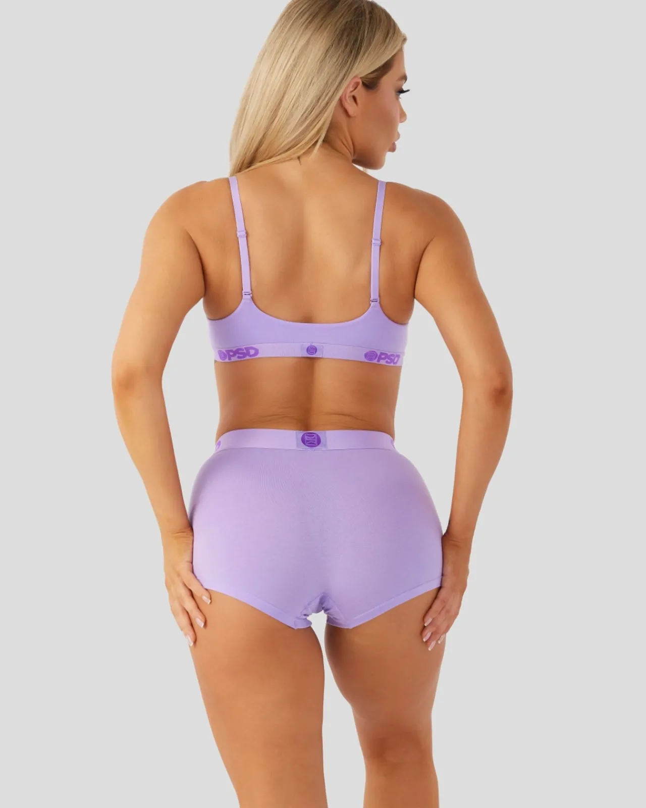 Women PSD Scoop Bralette|Modal Blend*Modal Solids - Lavender