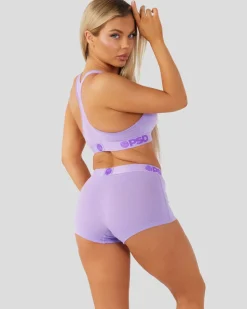 Women/BOY PSD Boy Shorts|Modal Blend*Modal Solids - Lavender