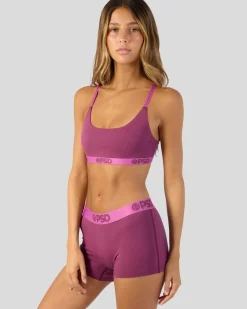 Women PSD Scoop Bralette|Modal Blend*Modal Solids - Mag Purp