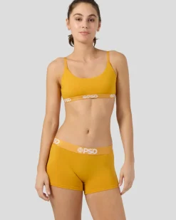 Women PSD Modal Blend|Scoop Bralette*Modal Solids - Mango