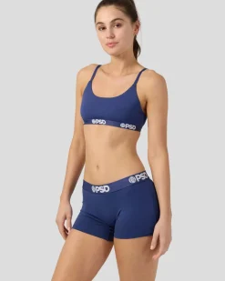 Women PSD Scoop Bralette|Modal Blend*Modal Solids - Navy