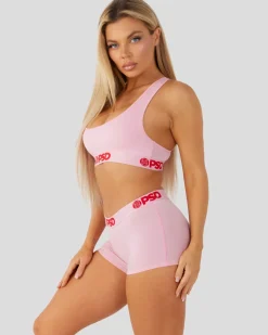 Women PSD Sports Bra|Modal Blend*Modal Solids - Pink