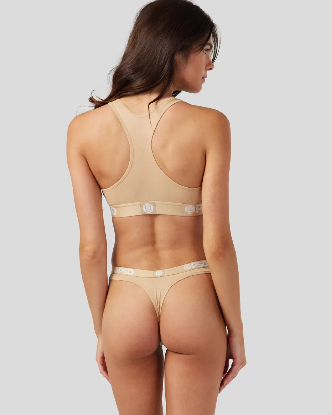 Women PSD Thongs|Modal Blend*Modal Solids - Sand
